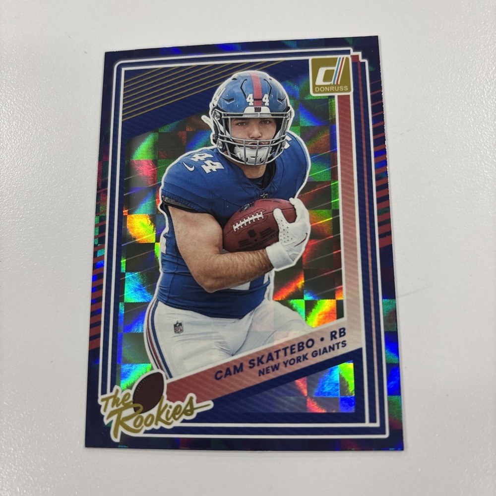 2025 Donruss‎ The Rookies #19 Cam Skattebo Rookie RC